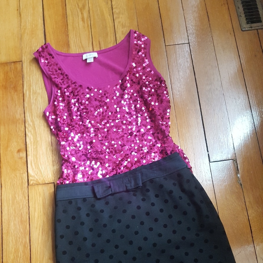 Loft sequin tank
